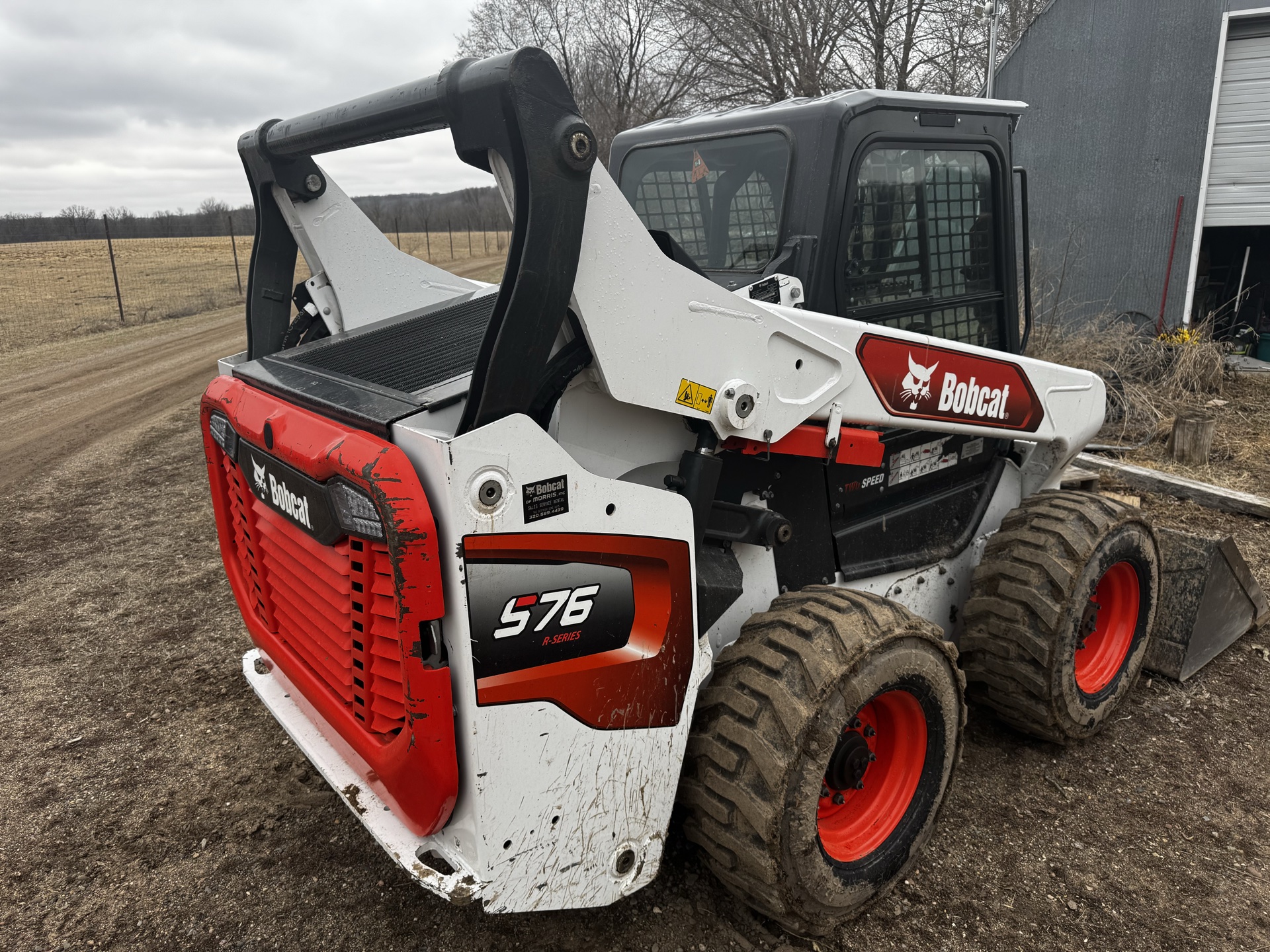 Grading residential property