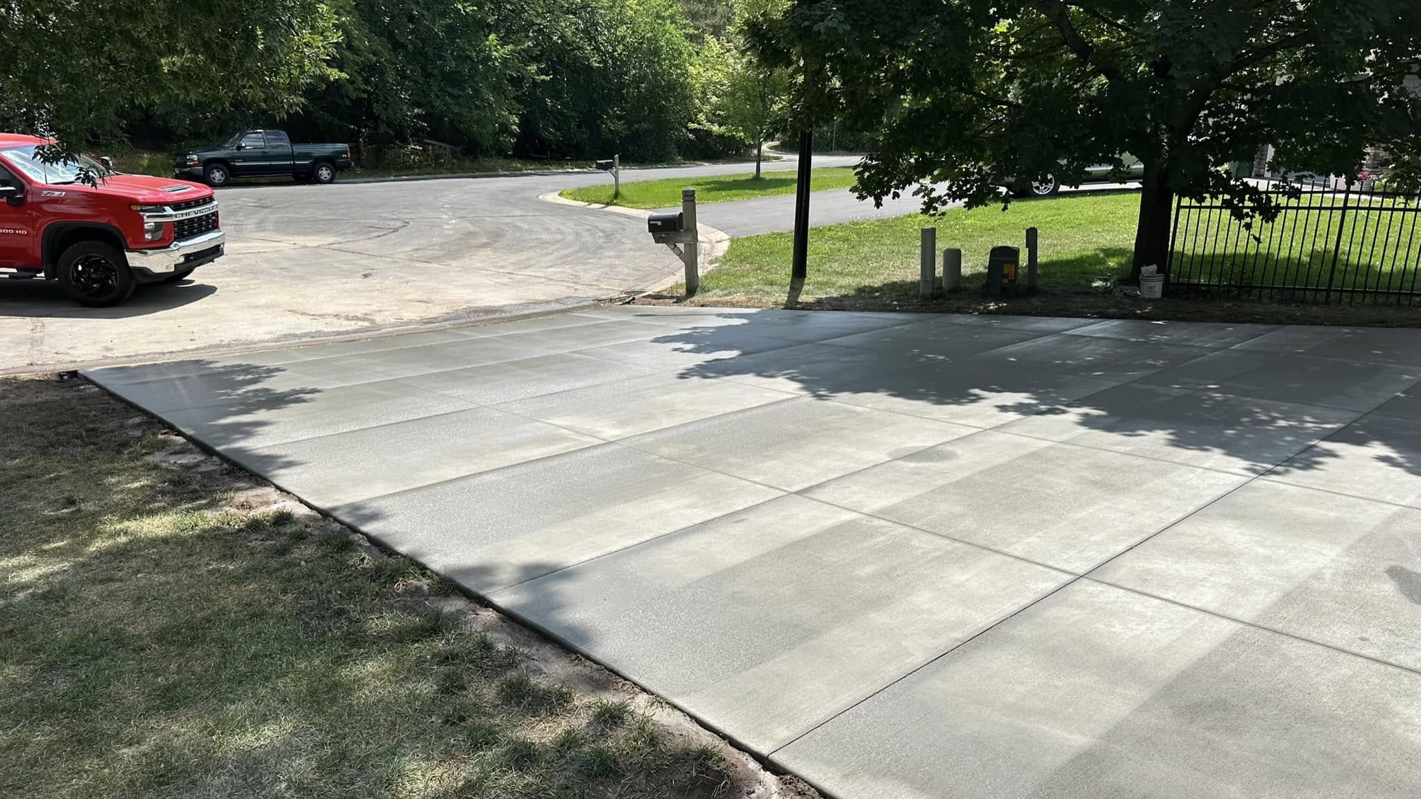 Large concrete pad