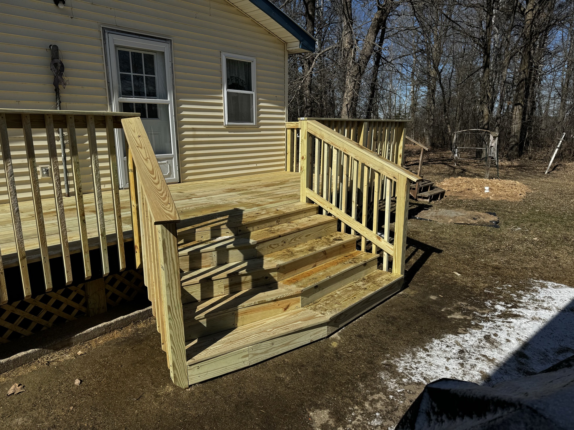 Deck construction Central Minnesota