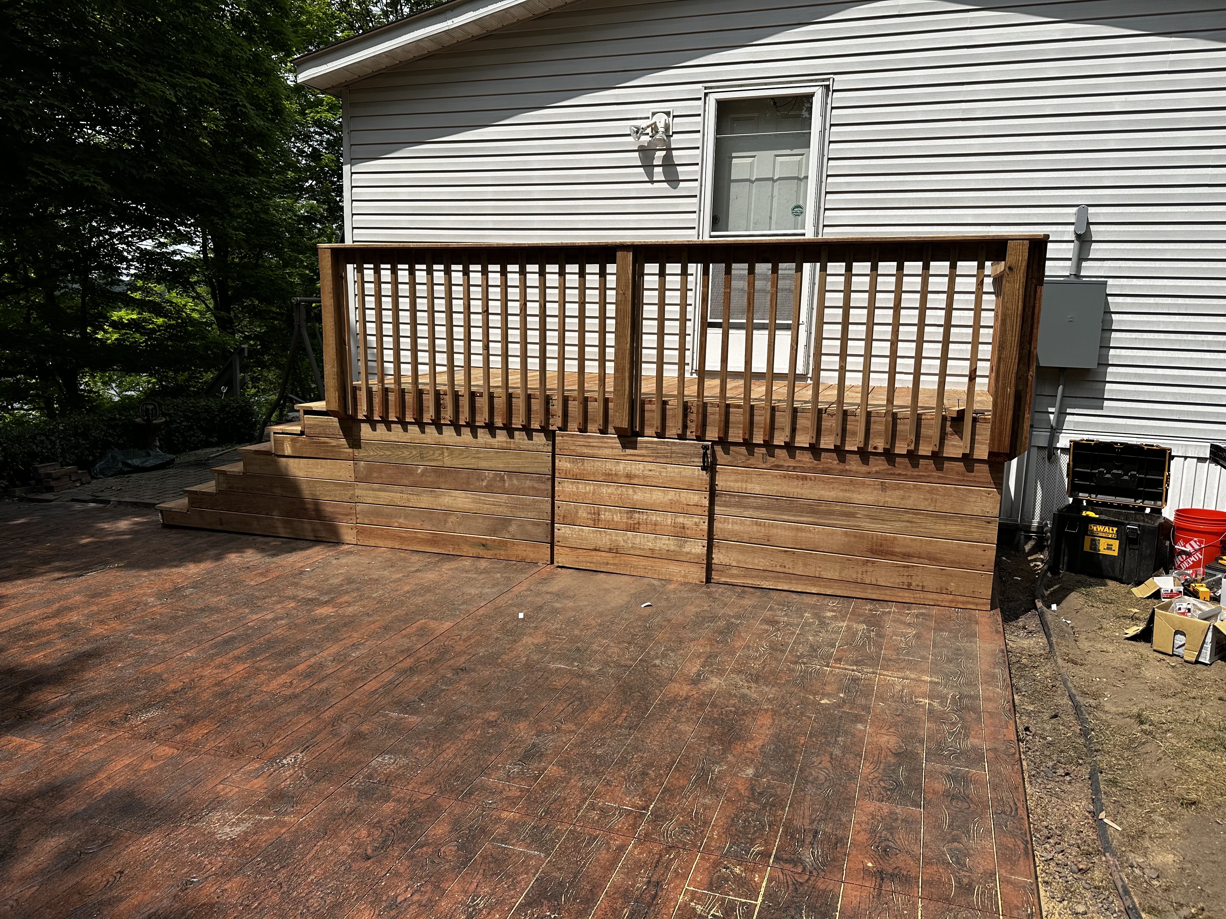 Deck construction Central Minnesota