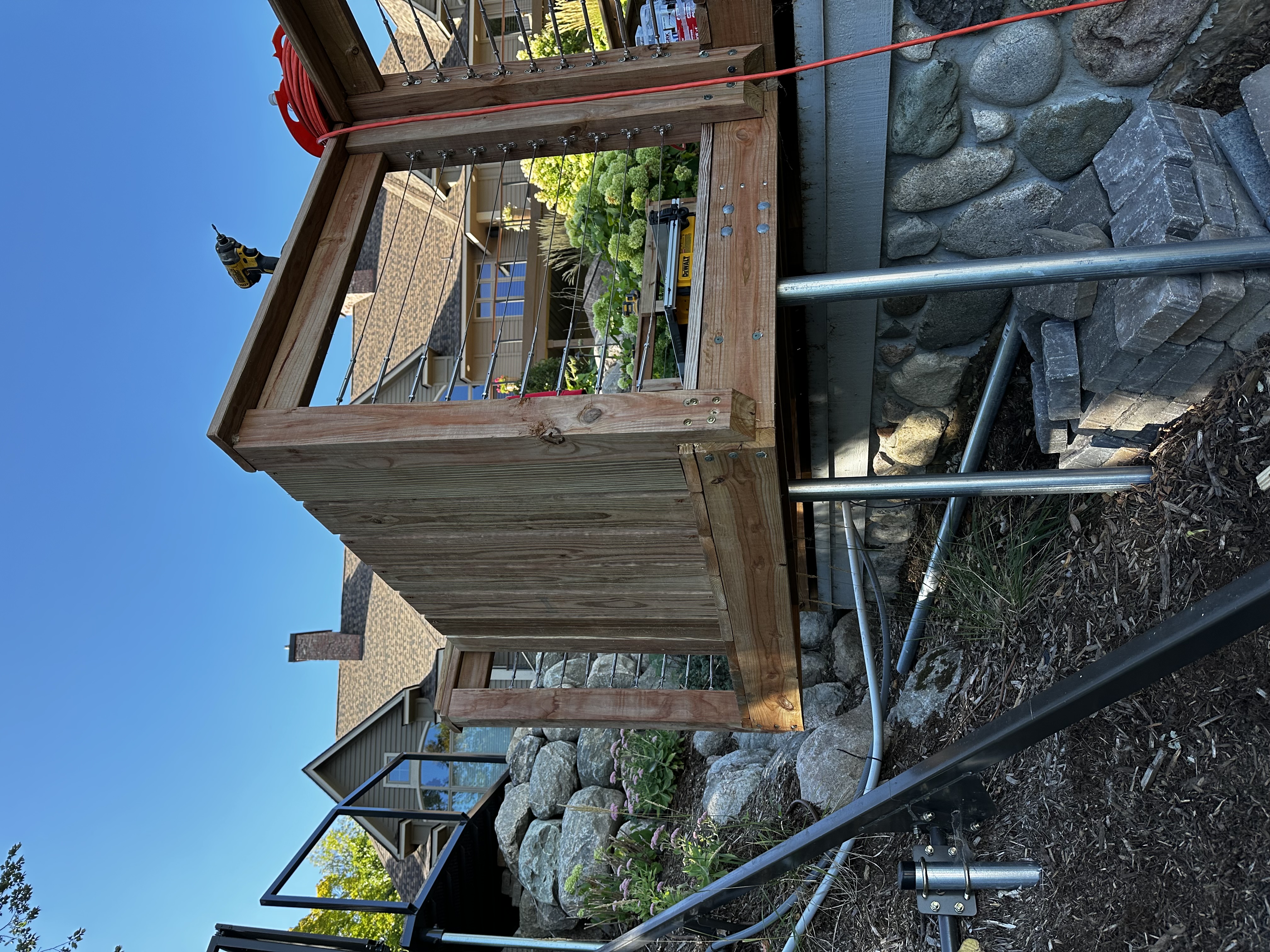 Deck construction Central Minnesota