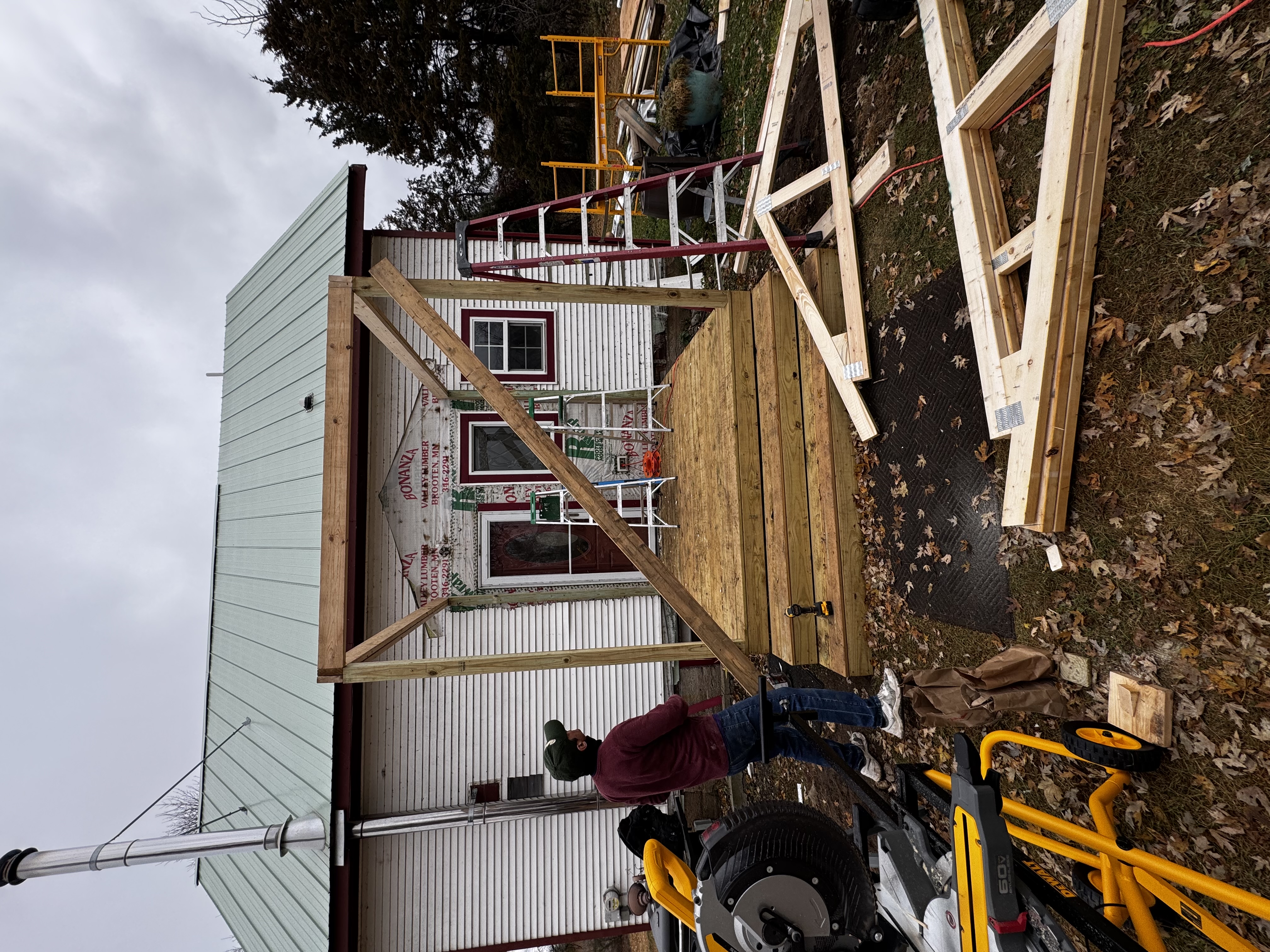 Deck construction Central Minnesota