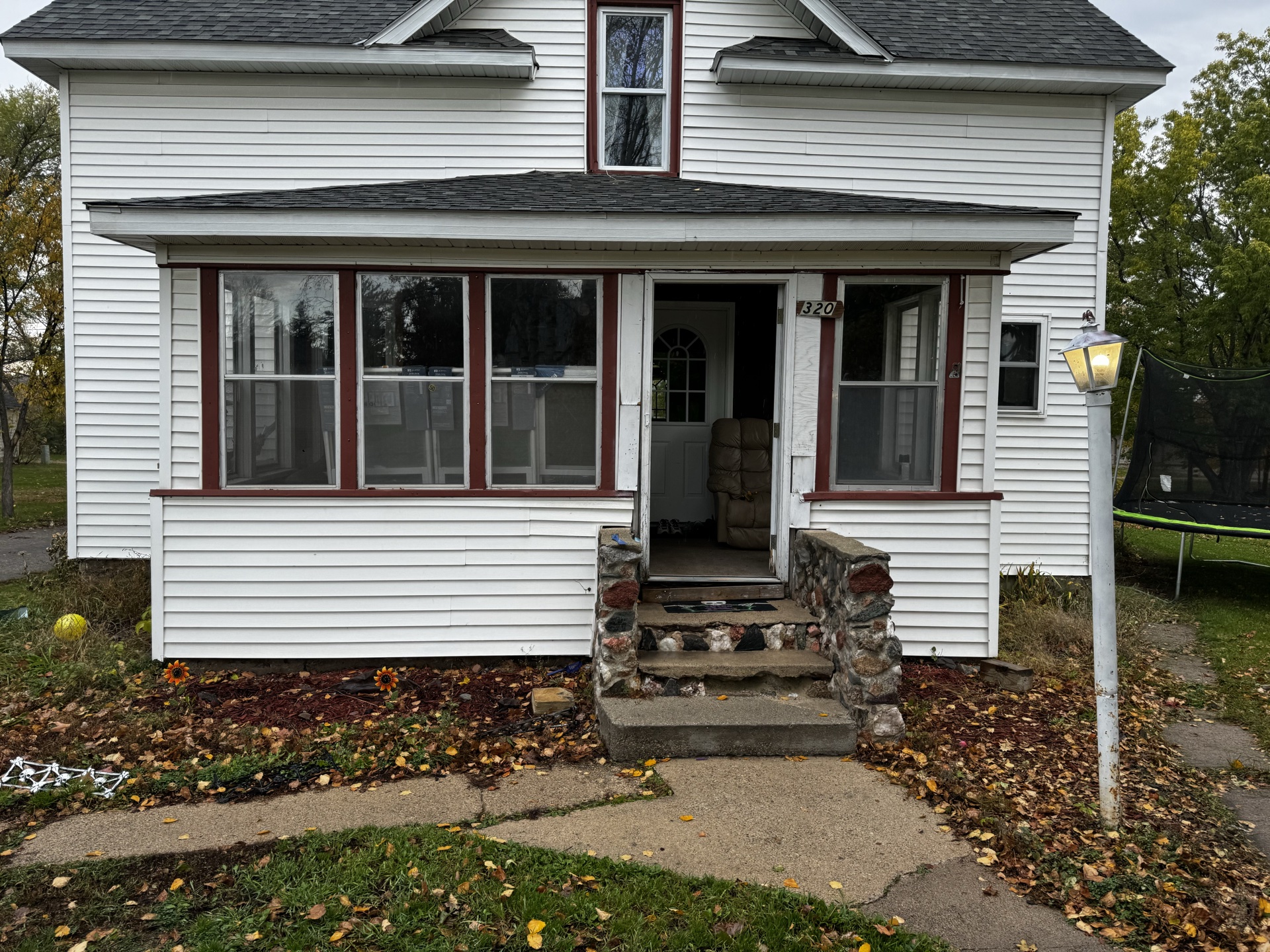 Home exterior before transformation