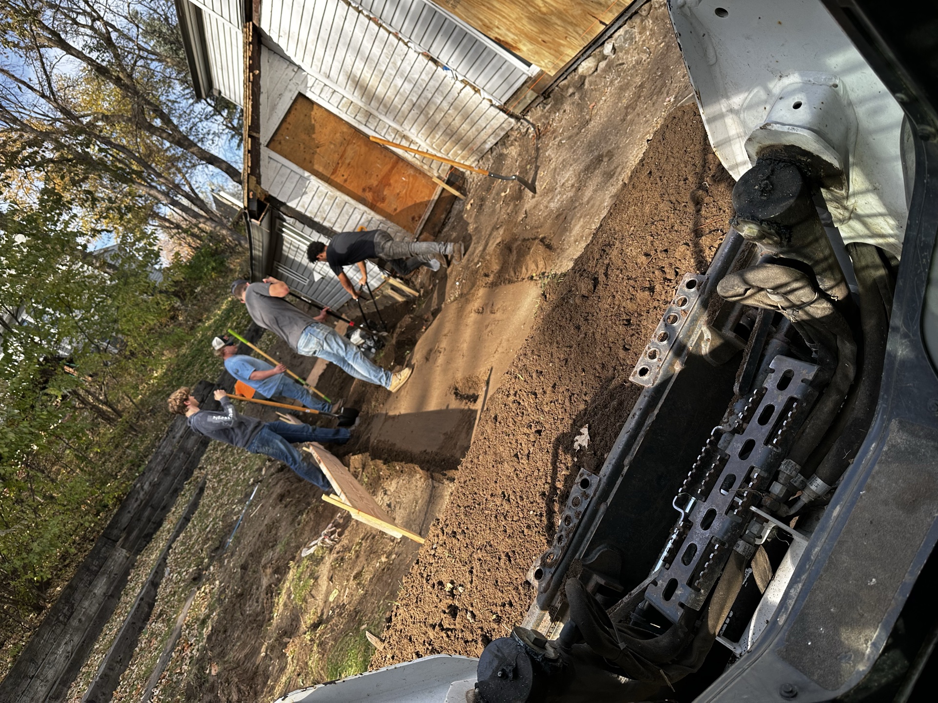 New graded land ready for build